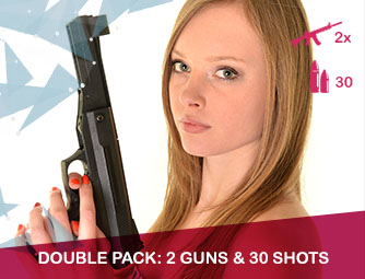 Double pack: 2 guns & 30 shots