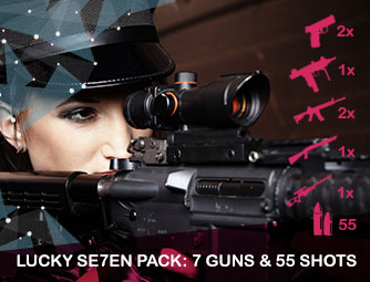 Lucky Se7en pack: 7 guns & 55 shots