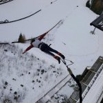 Bungee jumping off a tv tower!